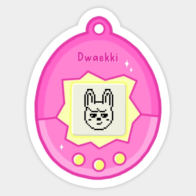 Tamagotchi Dwaekki - Changbin - Stray Kids Sticker by mrnart27